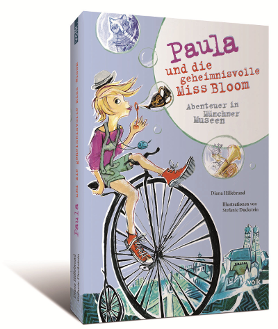 3D Cover des Buches „Paula und die geheimnisvolle Miss Bloom“