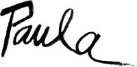 Unterschrift von Paula